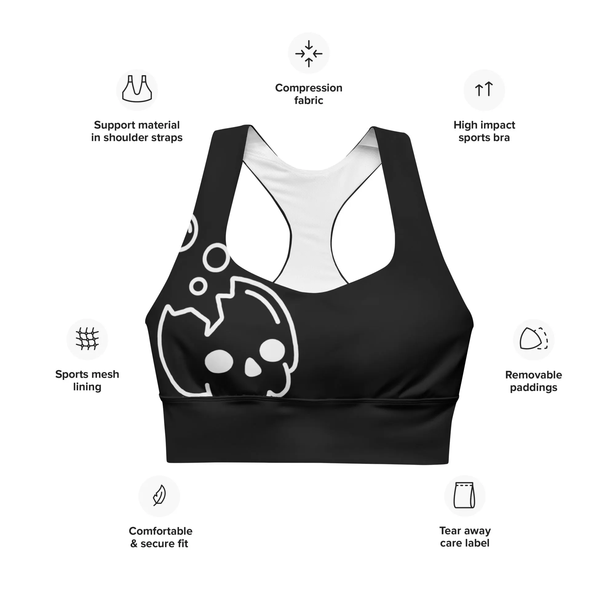 ♻️ Bubble Brains High Impact Longline Top