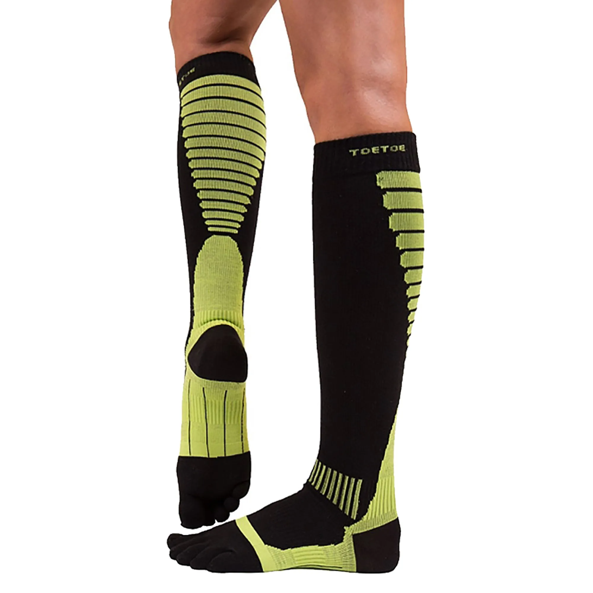1 Pack Mens & Ladies Sports Compression Knee High Toe Socks