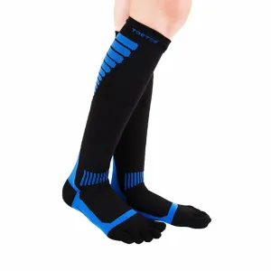 1 Pack Mens & Ladies Sports Compression Knee High Toe Socks