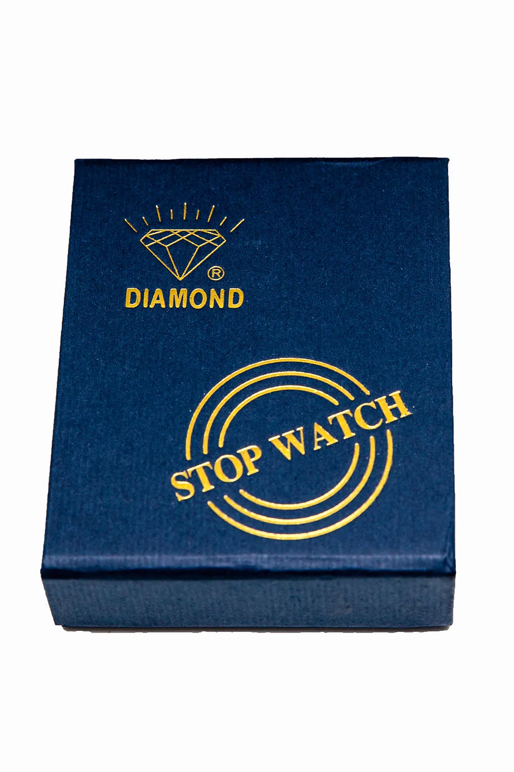 15 Minute "Diamond" Steel Mechanical Stopwatch