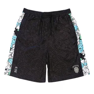 15th Anniversary Black Mesh Shorts