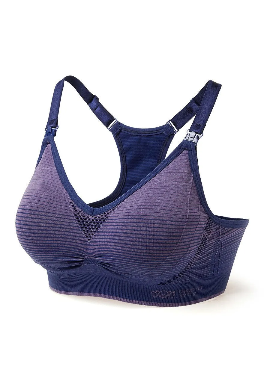 180813XZ Seamless Antibacterial Maternity& Nursing Sports Bra