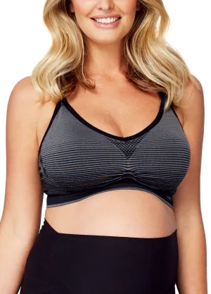 180823XZ Seamless Antibacterial Maternity & Nursing Sports Bra