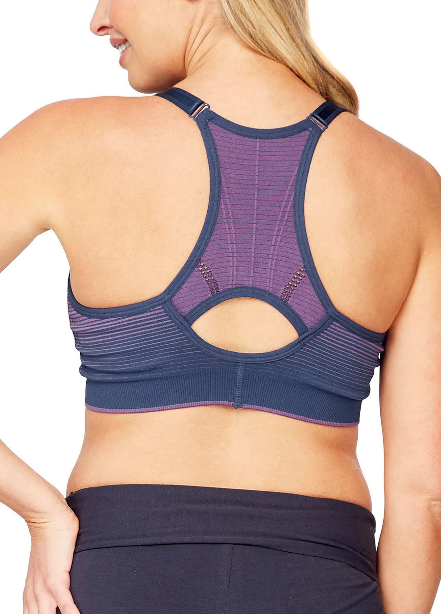 180823XZ Seamless Antibacterial Maternity & Nursing Sports Bra