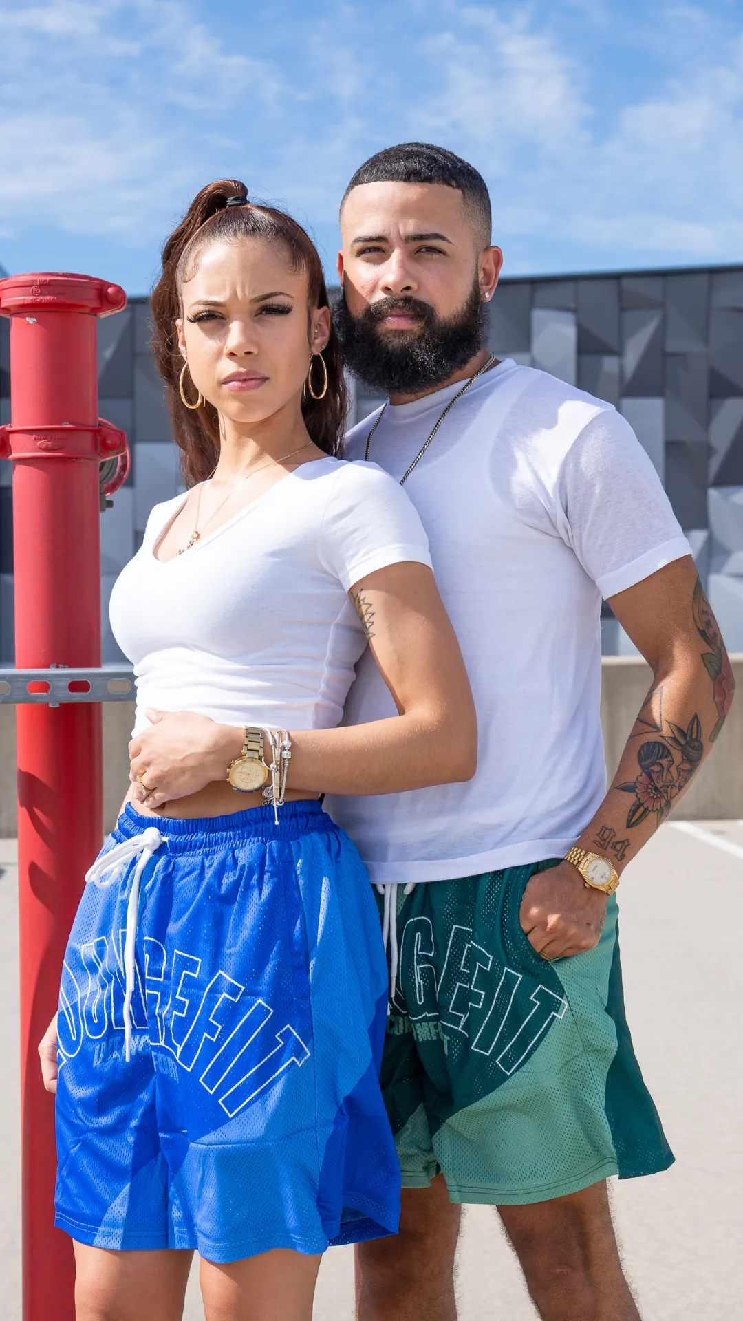 2-Tone Mesh Shorts - Unisex