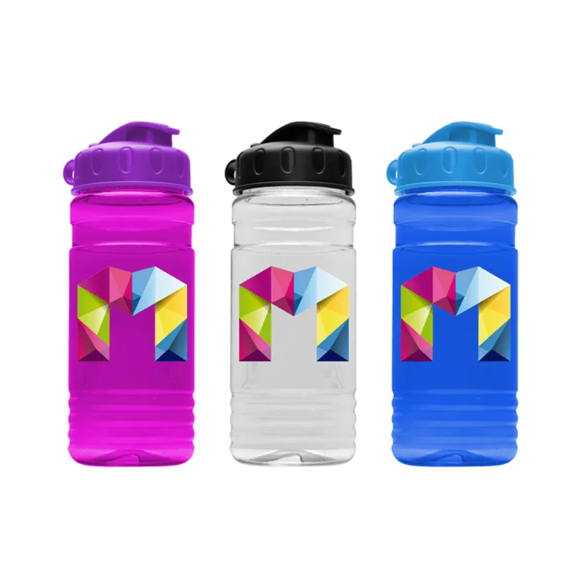 20 oz Tritan Sports Bottle w/ Flip Straw Lid Digital Print