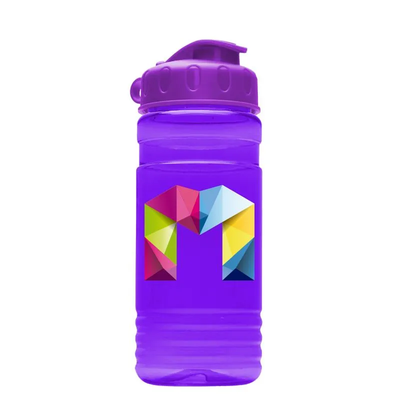 20 oz Tritan Sports Bottle w/ Flip Straw Lid Digital Print