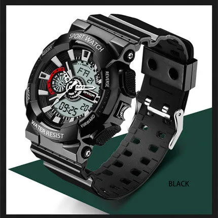 2017 new brand SANDA fashion watches men's LED digital watches G watches waterproof sports military watches relojes hombre