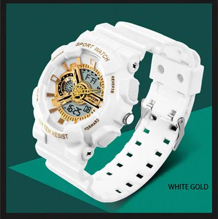 2017 new brand SANDA fashion watches men's LED digital watches G watches waterproof sports military watches relojes hombre