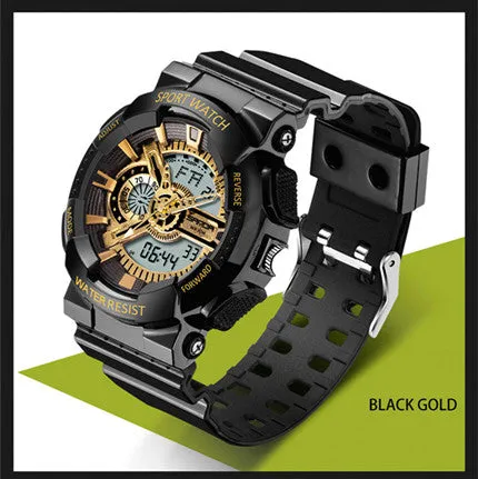 2017 new brand SANDA fashion watches men's LED digital watches G watches waterproof sports military watches relojes hombre