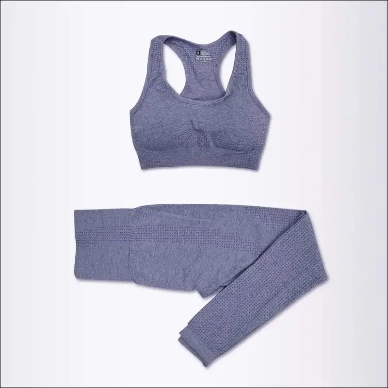 2/3/5pcs seamless yoga set workout sportswear gym clothing fitness long sleeve crop top high waist