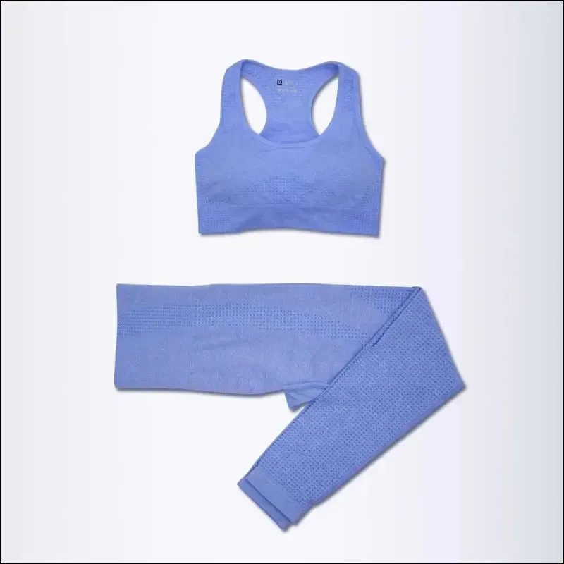 2/3/5pcs seamless yoga set workout sportswear gym clothing fitness long sleeve crop top high waist