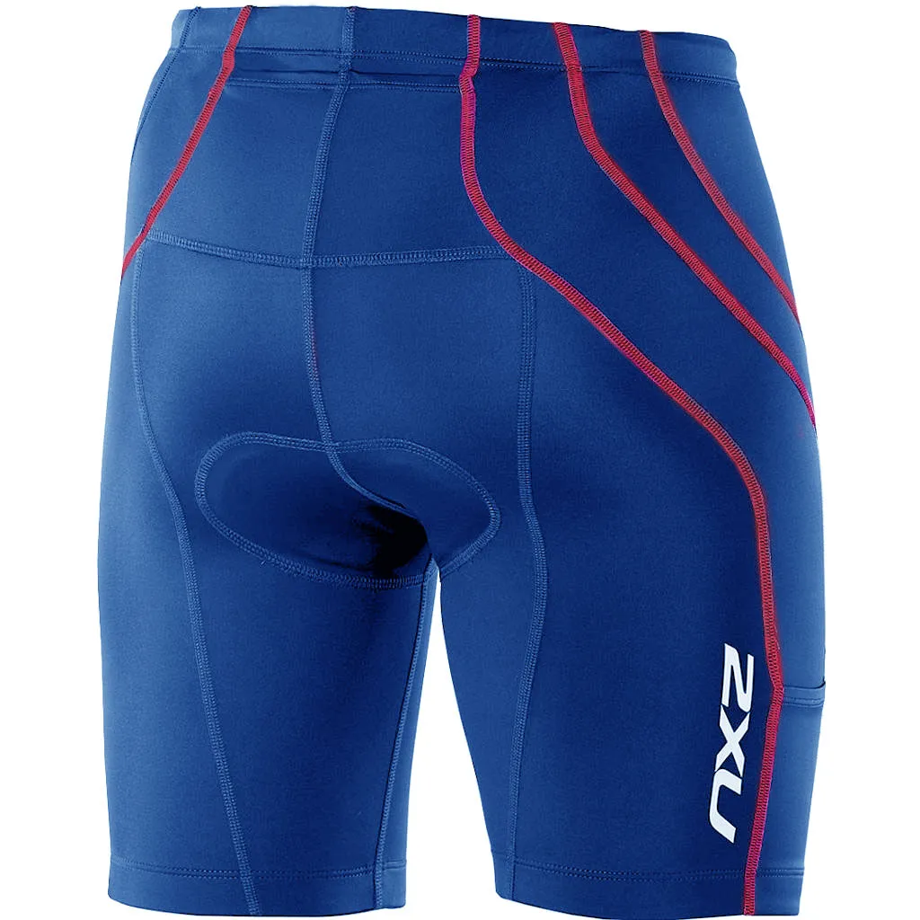 2XU Comp Tri Short   Pockets, Herren, blau/rot