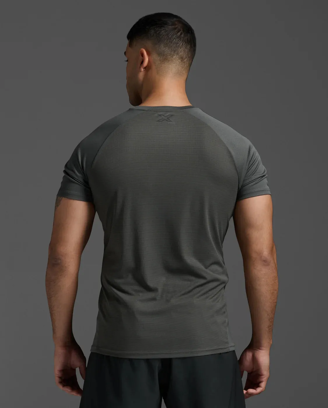 2XU Men's Aero Tee | Juniper/Black Reflective