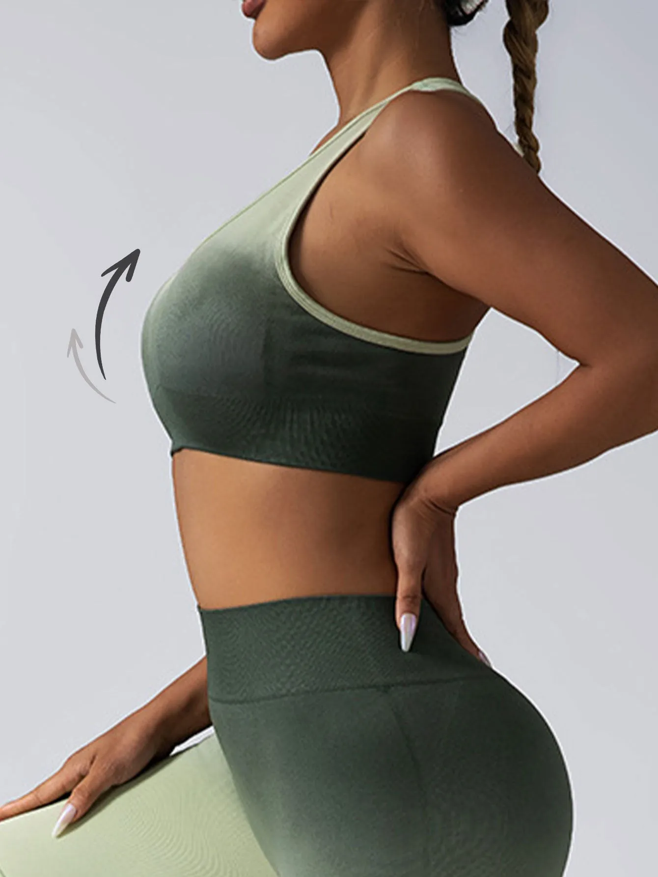 3 Pack Medium Support Sports Bra For Women Racerback Padded Workout Gym Yoga Running Bras