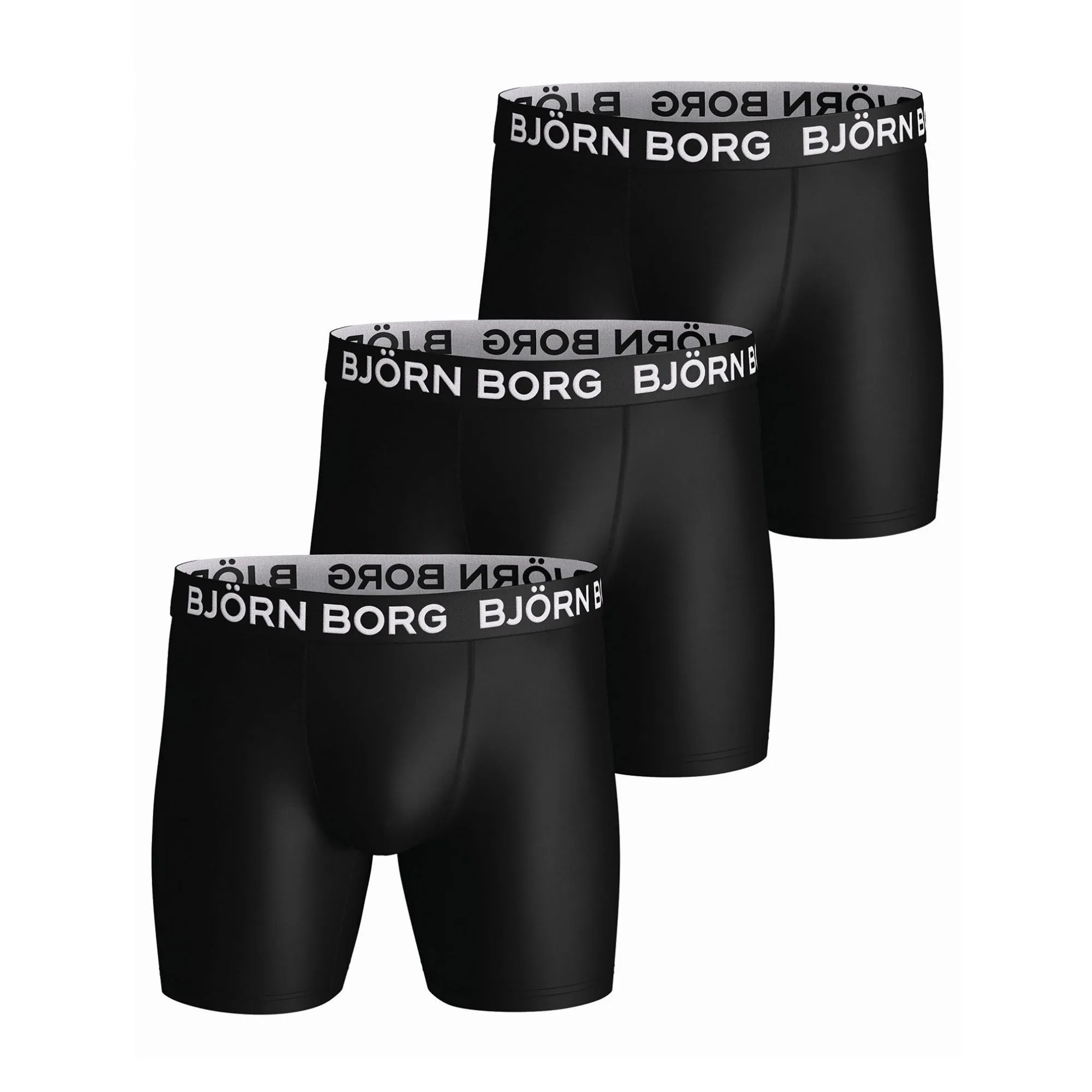 3 Pack Mens Sports Performance Boxer Shorts (Designer)