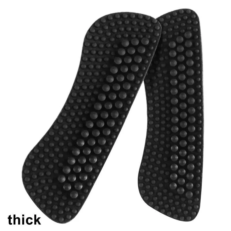 3 Pairs 4D Massage Anti-blister Heel Cushions Silicone Heel Pads for High Heels Flats EDF88