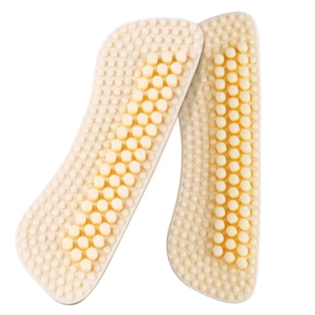 3 Pairs 4D Massage Anti-blister Heel Cushions Silicone Heel Pads for High Heels Flats EDF88
