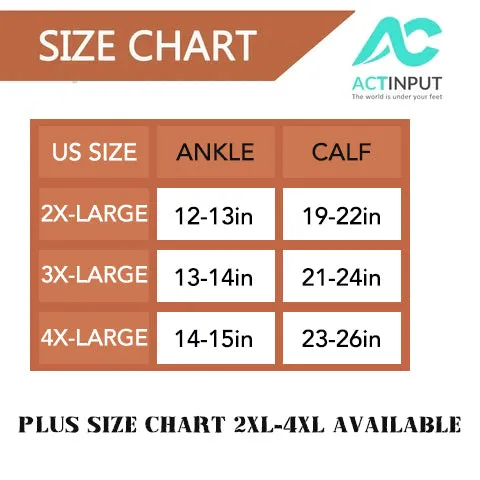 3-Pairs Nude Calf Compression Socks for Man and Woman (20-30 mmHG）| ACTINPUT