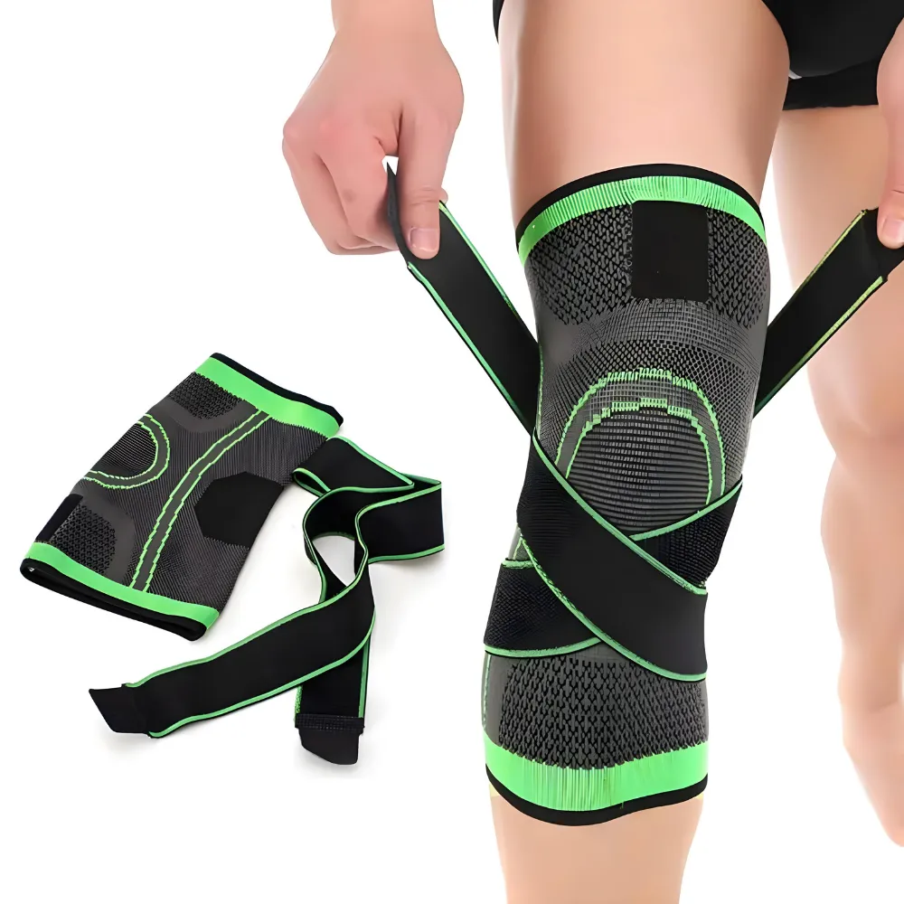3D Knee Compression Sleeve for Pain Relief, Support, and Stability during Sports & Daily Activities