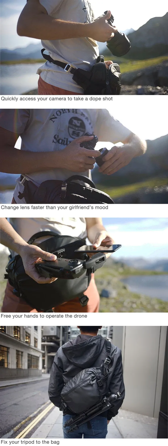 420D Pro Camera Sling Bag 7L