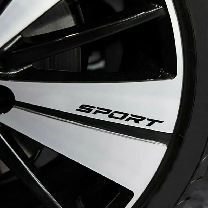 4pcs SPORT Wheel Sticker