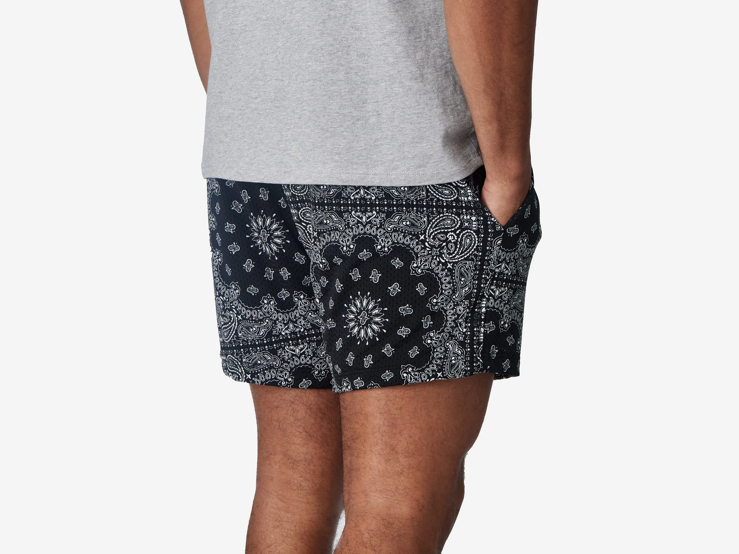 4" Pocket Lounge Short ~ Bandana