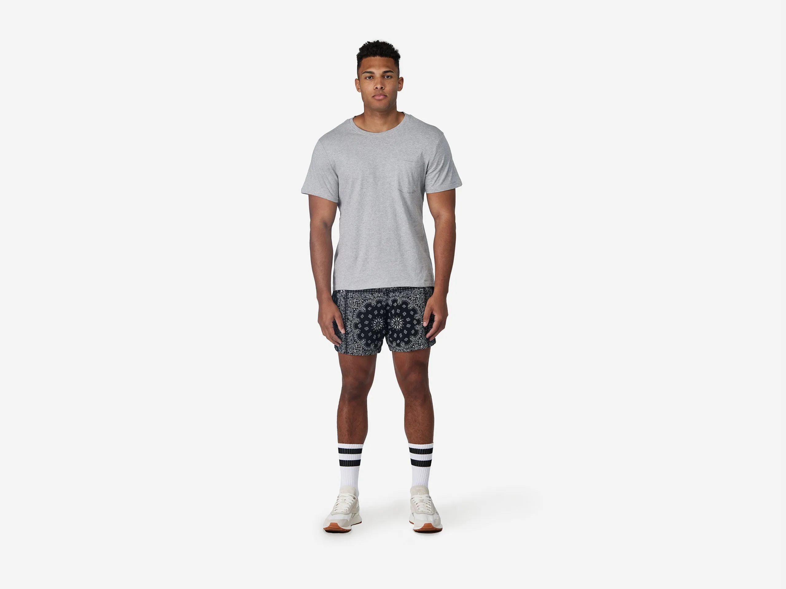 4" Pocket Lounge Short ~ Bandana