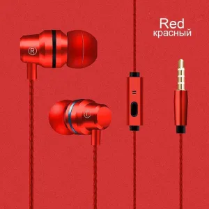 6D Sound Metal In-Ear Earphone Anti-Sweat Stereo Super Bass
