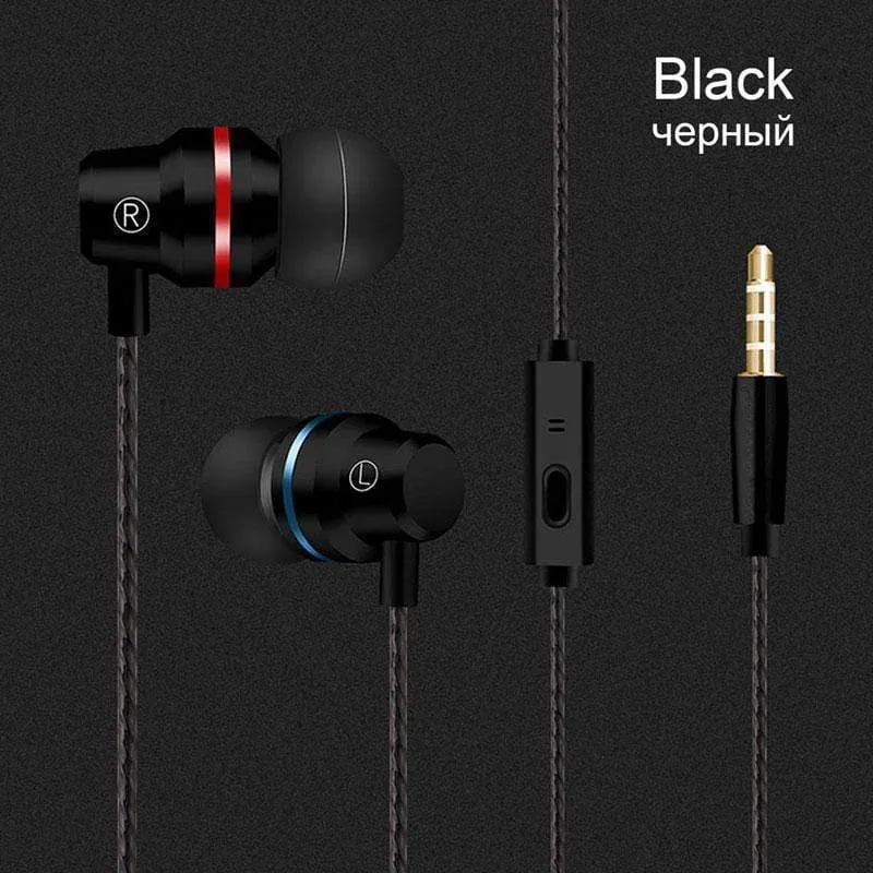 6D Sound Metal In-Ear Earphone Anti-Sweat Stereo Super Bass