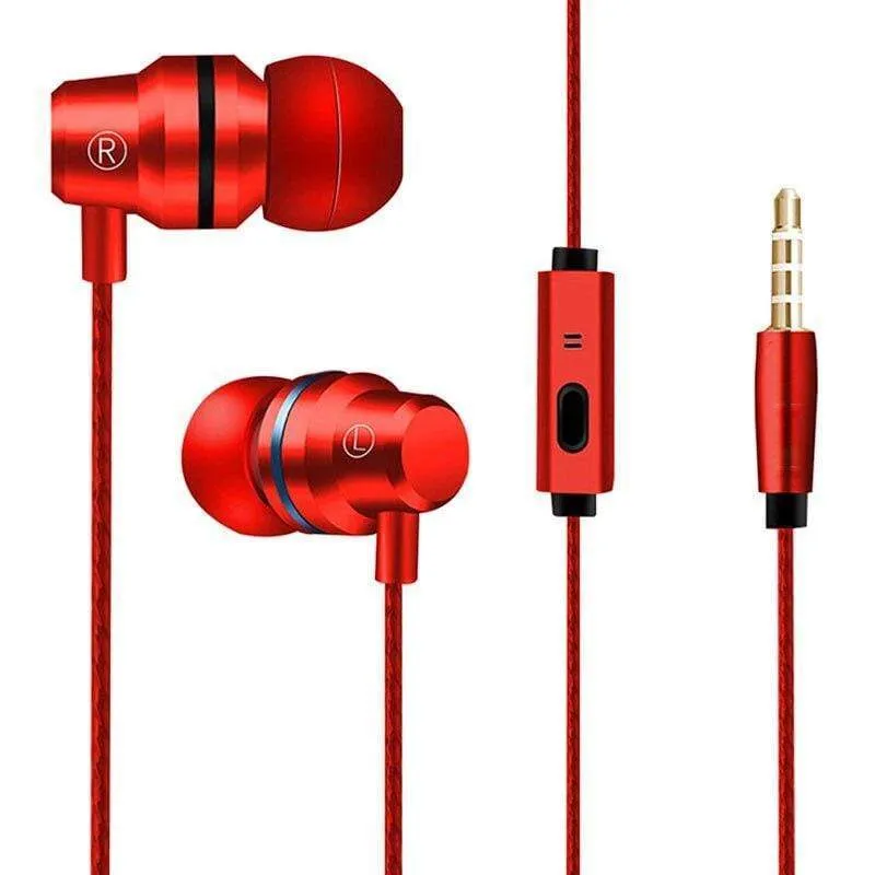 6D Sound Metal In-Ear Earphone Anti-Sweat Stereo Super Bass
