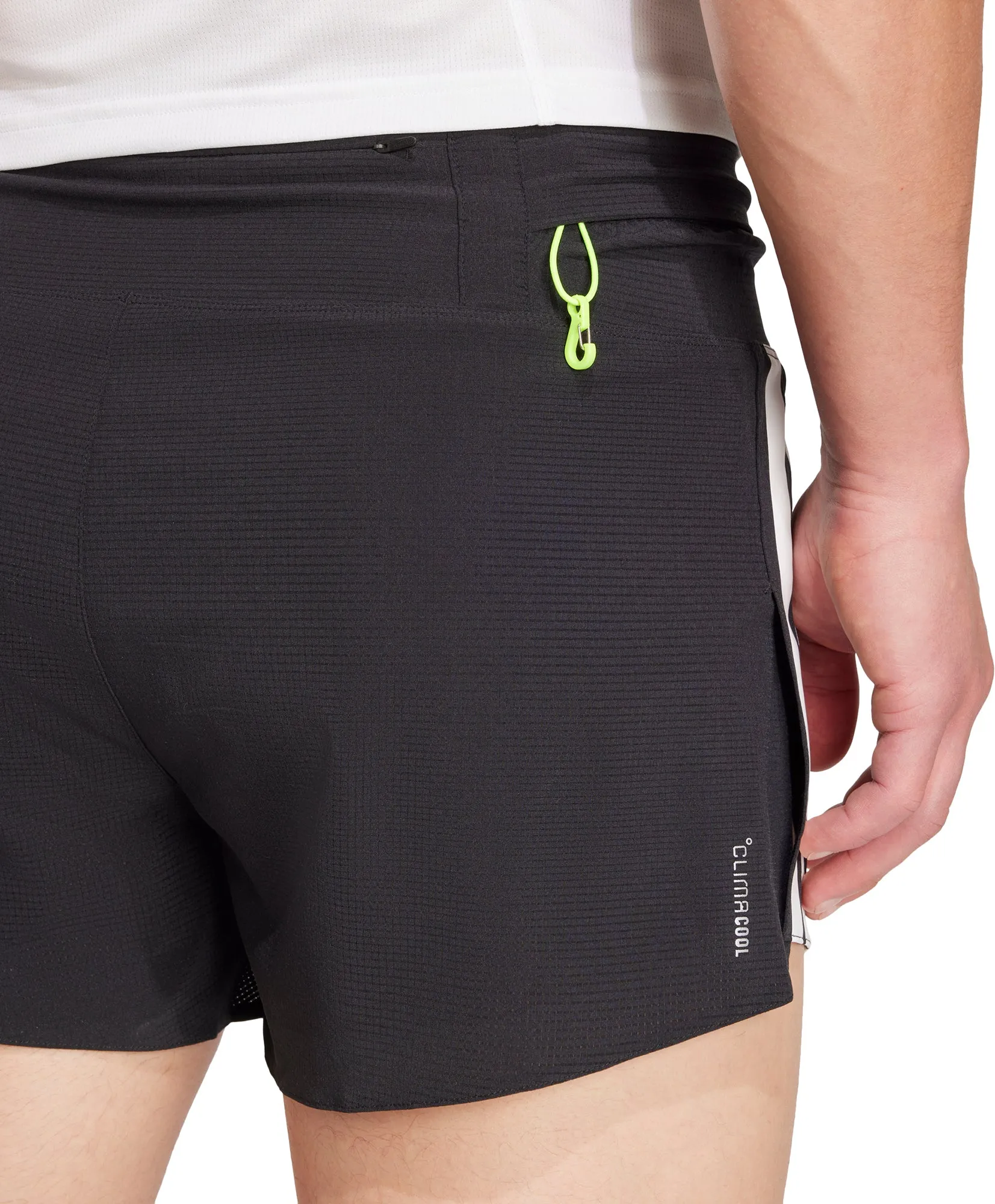 adidas Adizero Gel Pocket 3 Inch Mens Running Shorts - Black