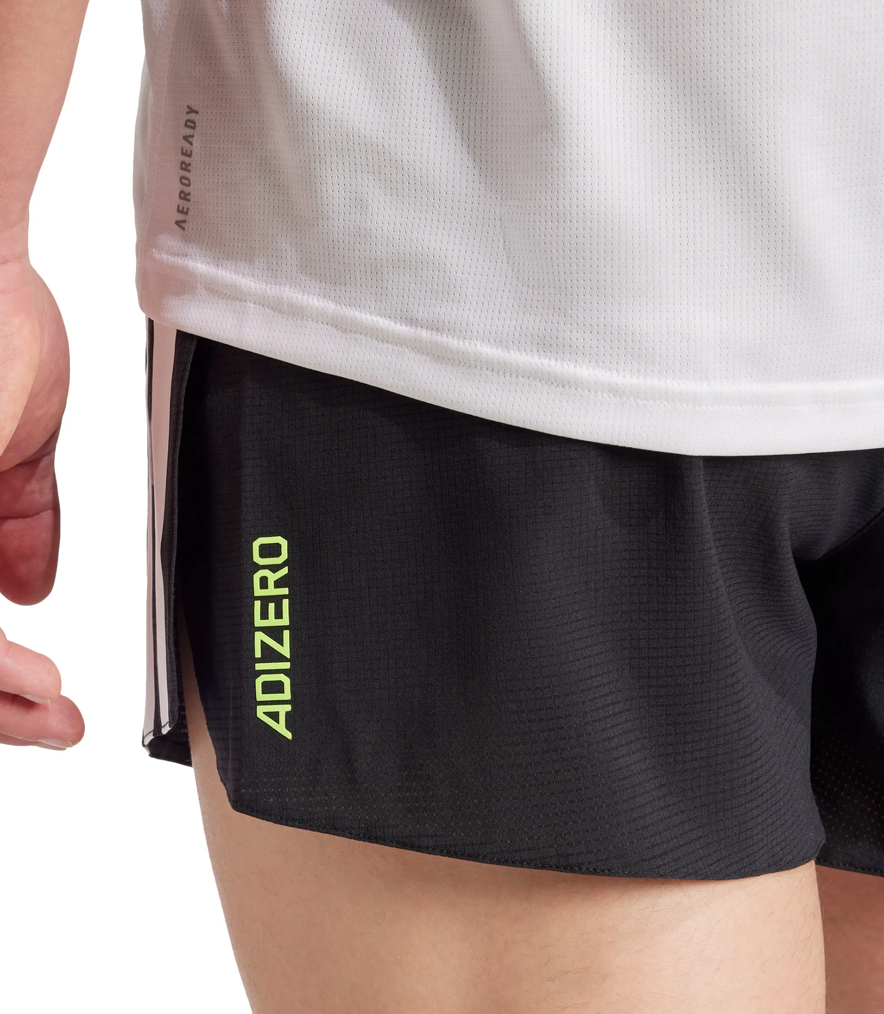 adidas Adizero Gel Pocket 3 Inch Mens Running Shorts - Black