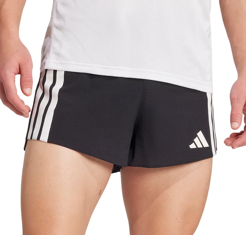 adidas Adizero Gel Pocket 3 Inch Mens Running Shorts - Black