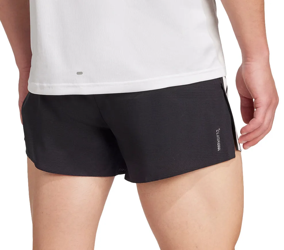 adidas Adizero Gel Pocket 3 Inch Mens Running Shorts - Black