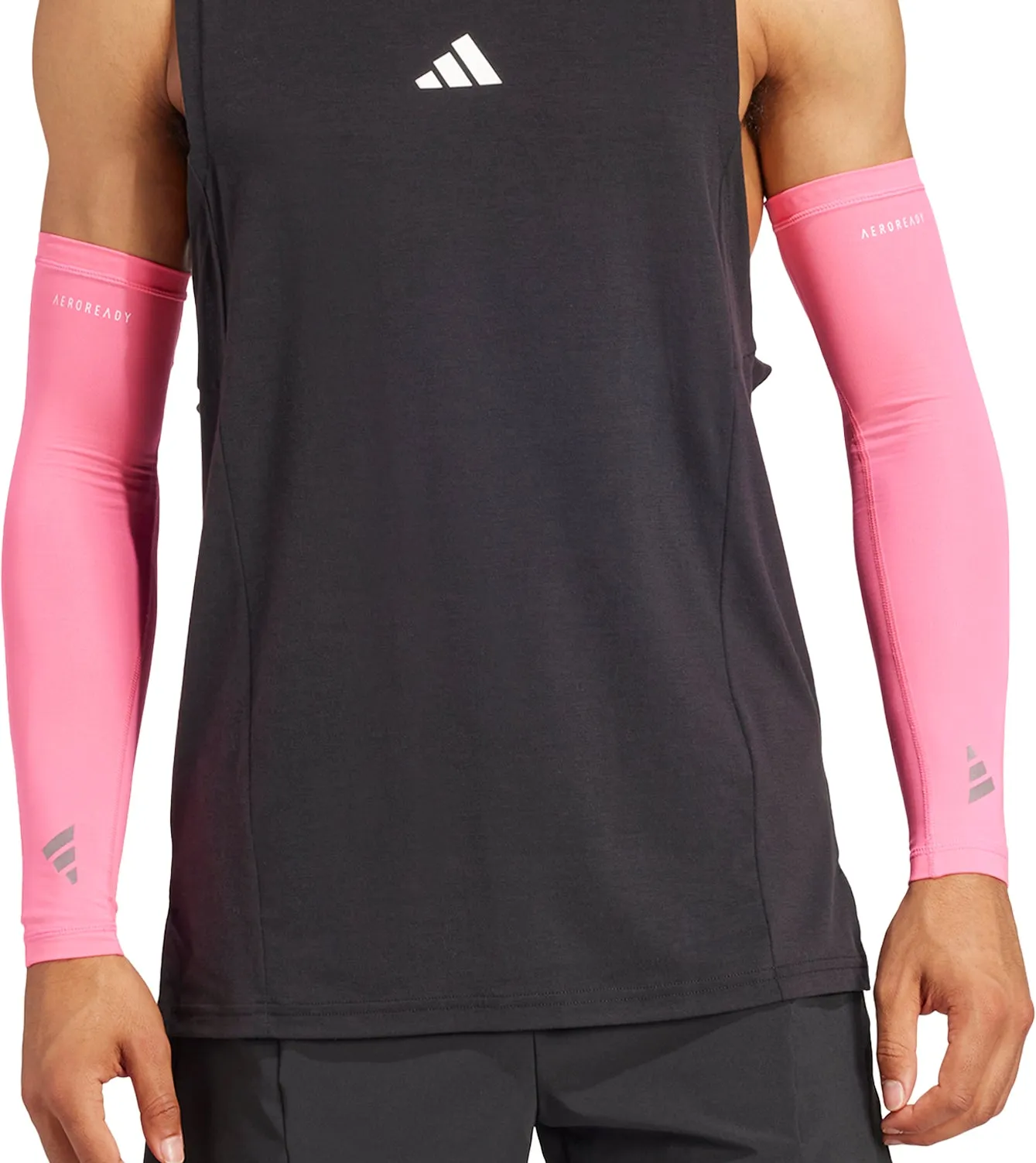 adidas AeroReady Running Arm Sleeves - Pink