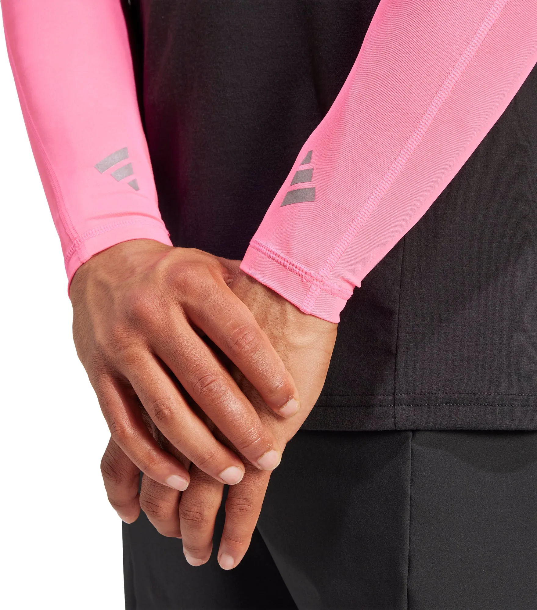 adidas AeroReady Running Arm Sleeves - Pink