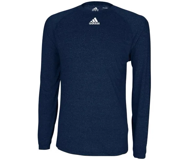 Adidas Climalite Long Sleeve Tee 2946, Collegiate Navy