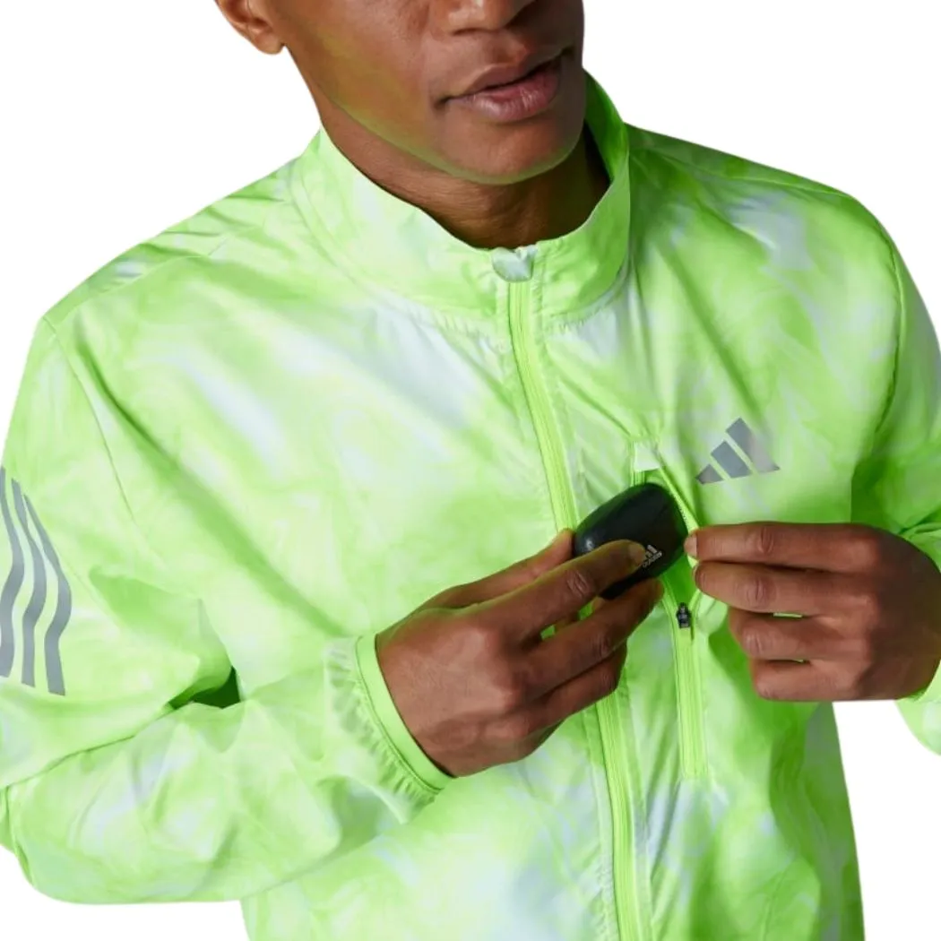 adidas Own The Run Allover Print Men's Jacket