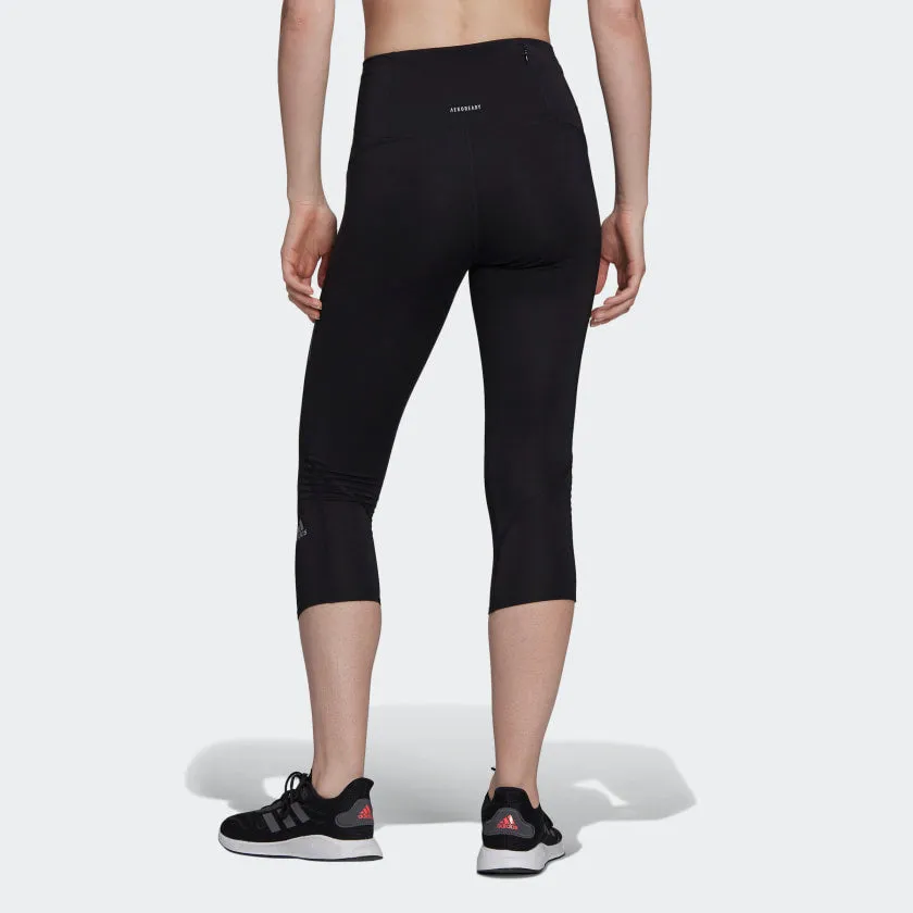 Adidas Women's Own The Run 3/4 Running Leggings