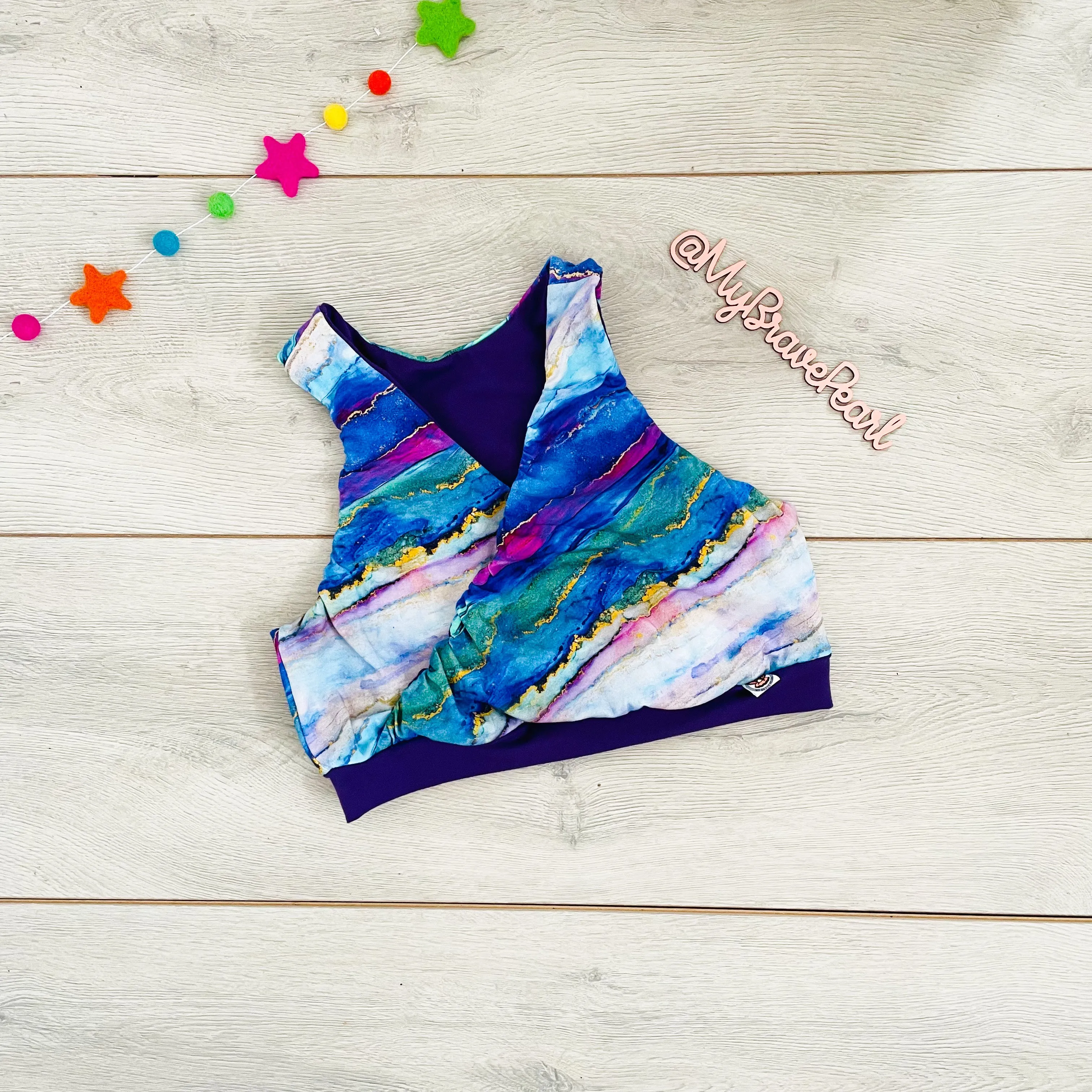 Adults Cross Front Racerback Bra