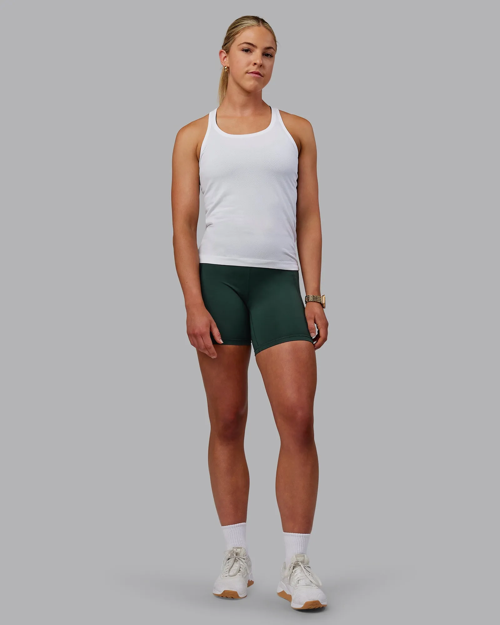 AeroFLX  Seamless Tank - White/White