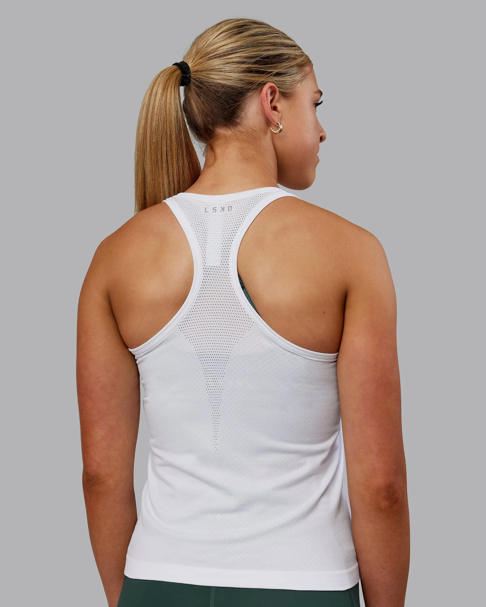 AeroFLX  Seamless Tank - White/White