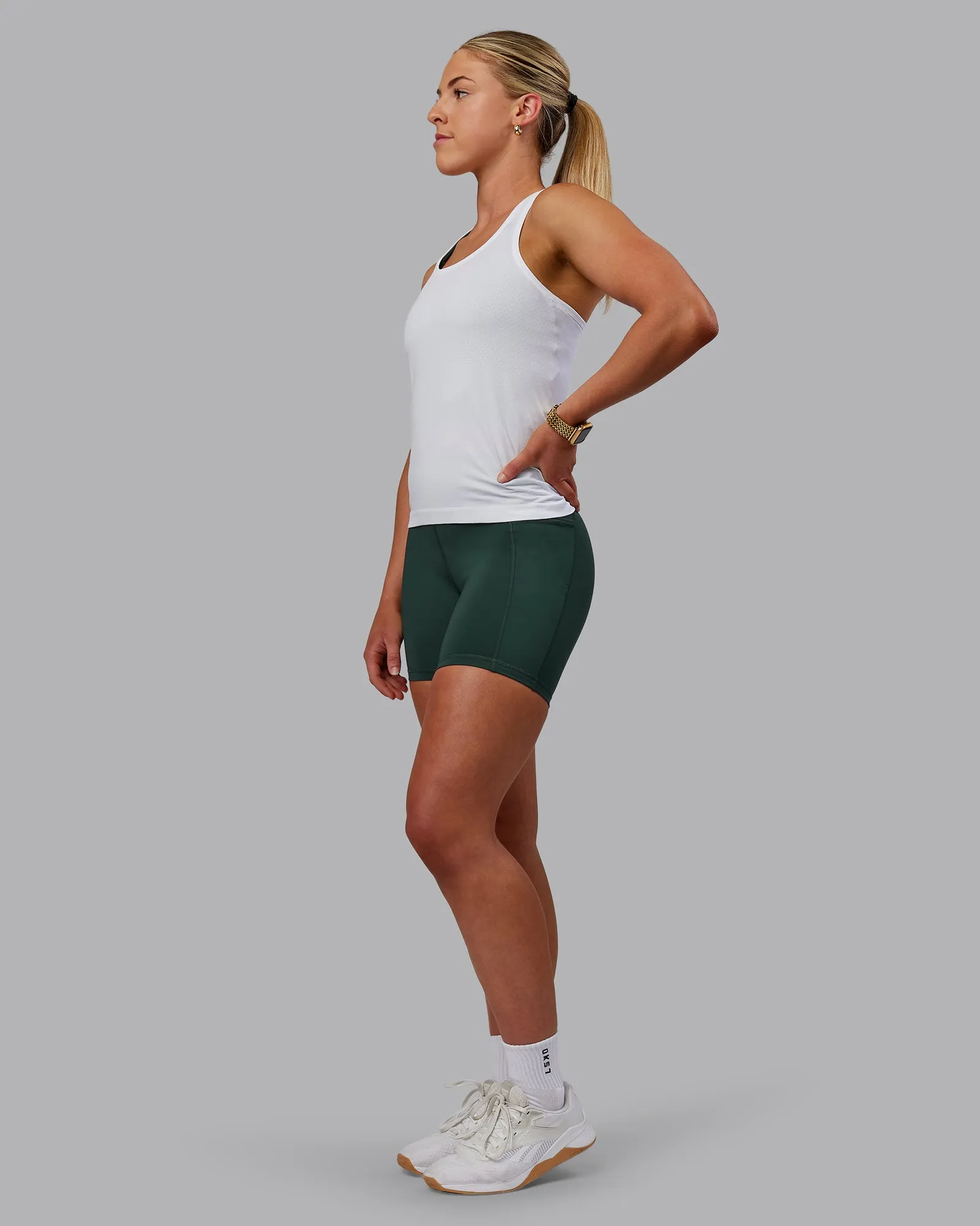 AeroFLX  Seamless Tank - White/White