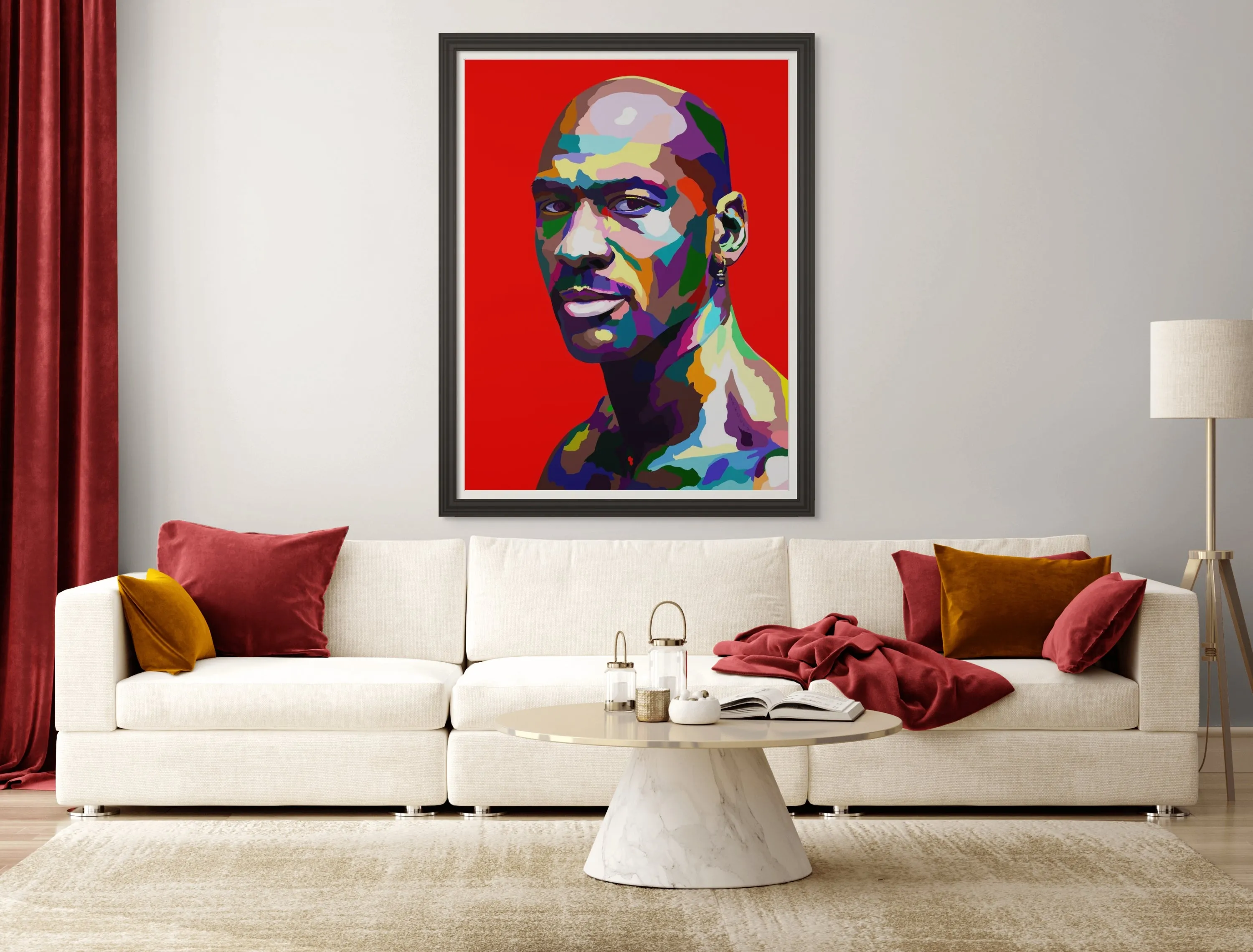 Air Jordan - Michael Jordan Portrait - Limited Edition Giclee Art Print & Wall Decor - Vakseen Art