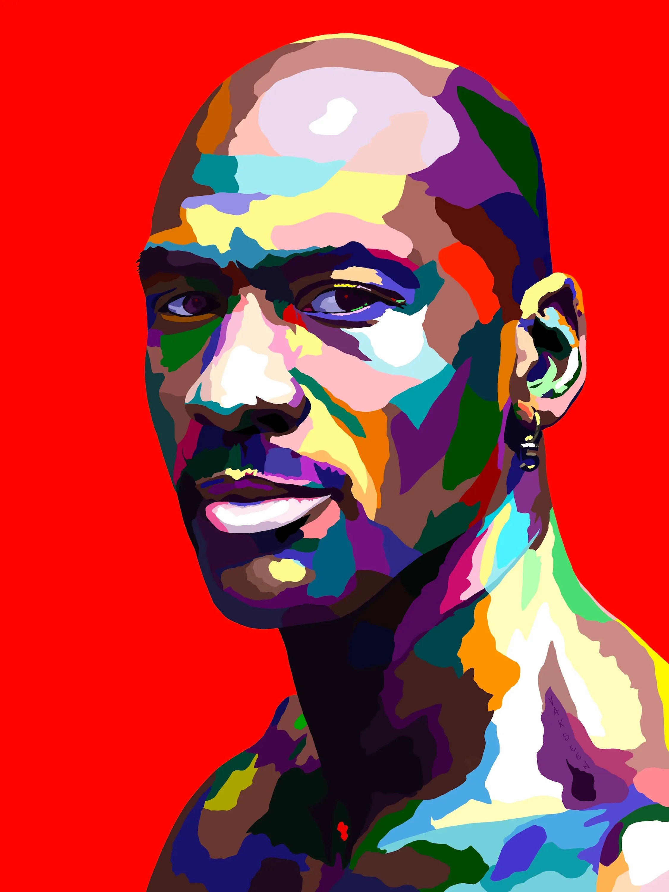 Air Jordan - Michael Jordan Portrait - Limited Edition Giclee Art Print & Wall Decor - Vakseen Art
