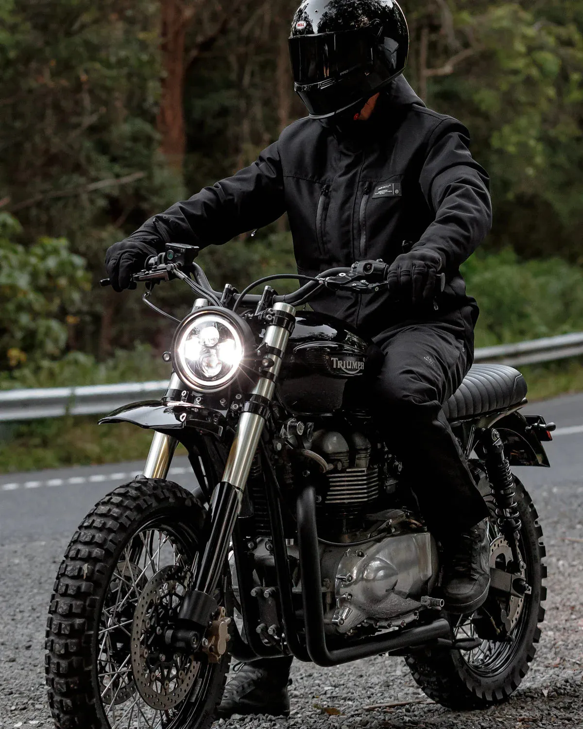 AKIN MOTO - ALPHA MOTORCYCLE JACKET 4.0 - Black