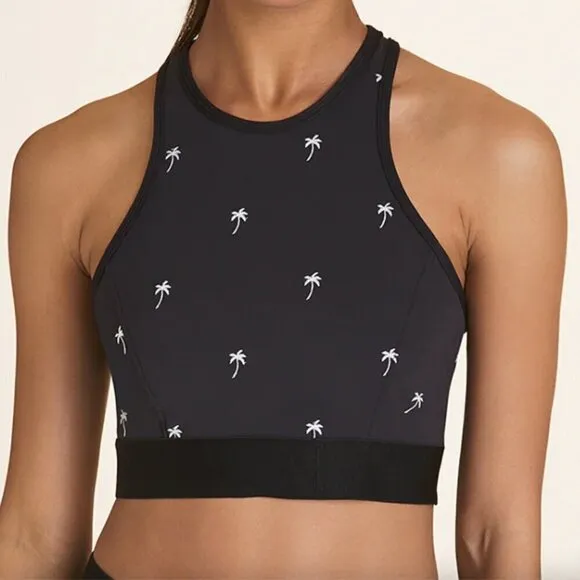 Alala Long Sports Bra in Black sz XS