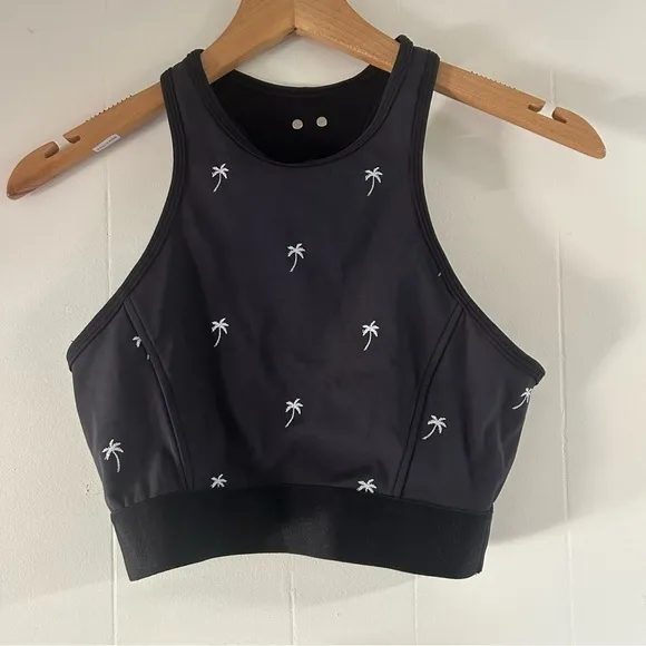 Alala Long Sports Bra in Black sz XS