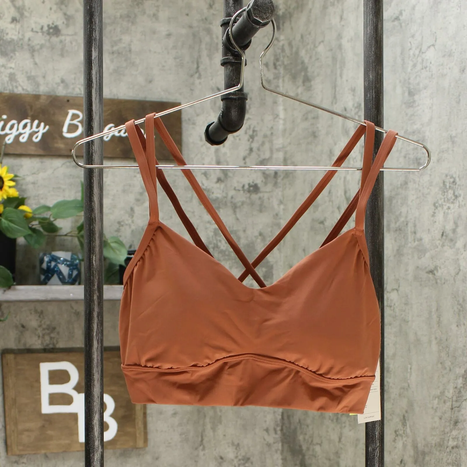 All In Motion Women's Low Support Strappy Longline Sports Bra
